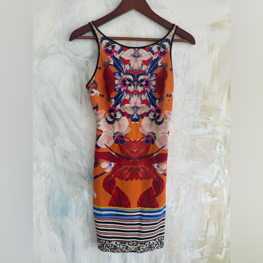 CLOVER CANYON Discontinued RARE Neoprene Mini Dress XS Fashion Deals Sales Buys